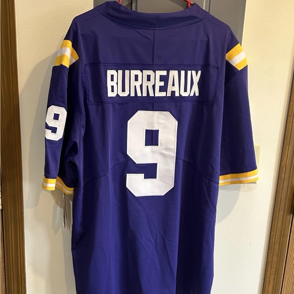 Brand new Joe Burrow Jersey LSU Tigers ADULT Stitched Burreaux